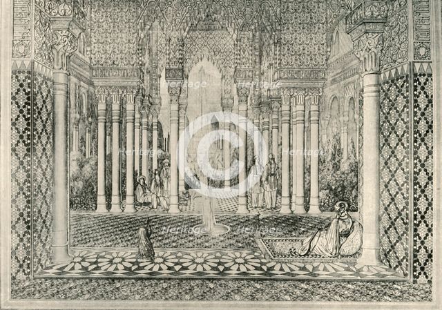 'Entrance to the Court of the Lions', 19th century, (1907). Creator: Unknown.