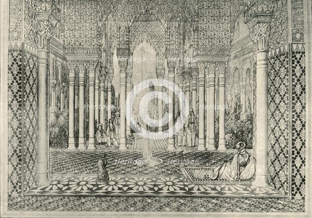 'Entrance to the Court of the Lions', 19th century, (1907). Creator: Unknown.