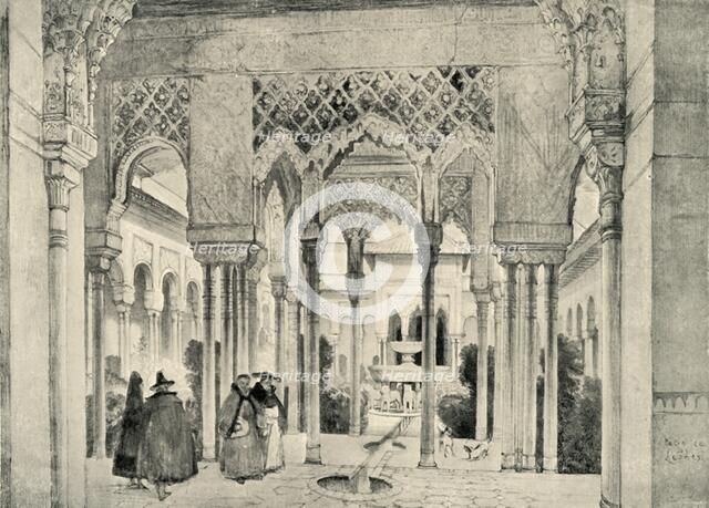 'Entrance to the Court of the Lions', c1830, (1907).  Creator: Unknown.