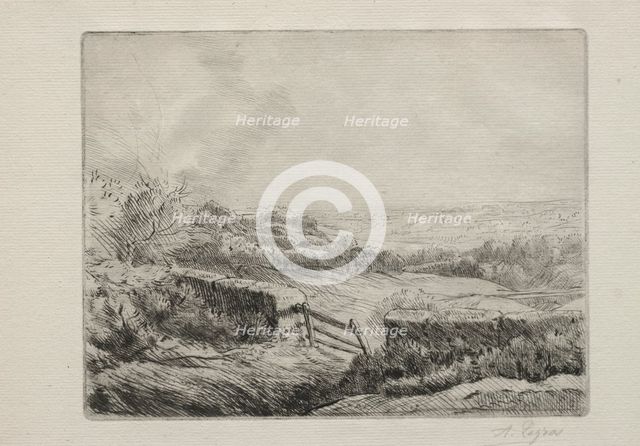 Entrance to the Field. Creator: Alphonse Legros (French, 1837-1911).