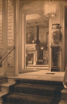 Entrance to the foyer of the Cuban Embassy in Brussels, Belgium, 1927. Creator: Unknown