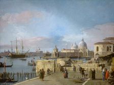 Entrance to the Grand Canal from the Molo, Venice, 1742/1744. Creator: Canaletto