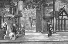'Entrance to the Great Shinto Temple at Kobe, Japan 1891. Creator: Charles Edwin Fripp