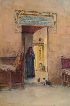 Entrance to the Hareem c1905, (1912). Artist: Walter Frederick Roofe Tyndale