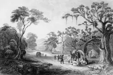 Entrance to the Keree Pass 1845. Creator: Unknown