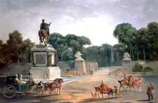 Entrance to the Palace of Louis XV 1775. Artist: Jean Baptiste Le Prince