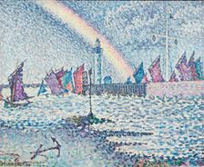 Entrance to the Port of Honfleur, 1899. Creator: Paul Signac