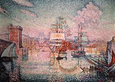 Entrance to the Port of Marseilles 1911. Artist: Paul Signac