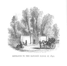 Entrance to the Ranger's Lodge in 1841 c1870