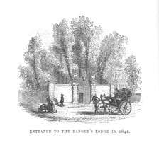Entrance to the Ranger's Lodge in 1841 c1870
