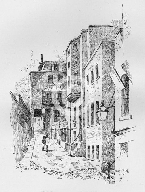 'Entrance to the Roman Bath', 1890. Artist: Hume Nisbet.