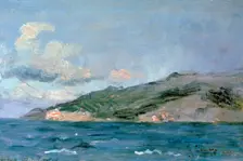 Entrance to the Straits of Gibraltar 1848. Artist: Gustave Courbet