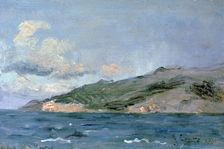 Entrance to the Straits of Gibraltar 1848. Artist: Gustave Courbet