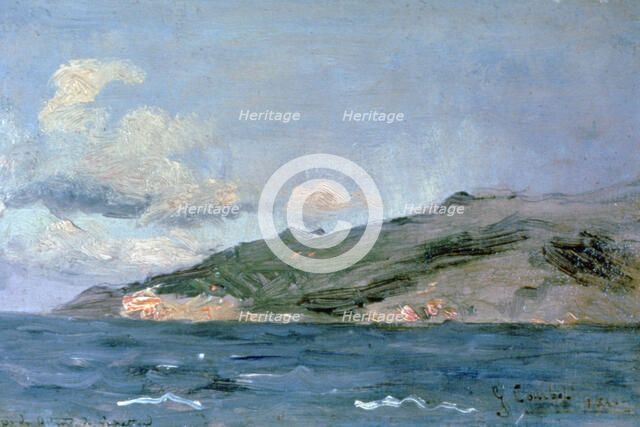 'Entrance to the Straits of Gibraltar', 1848.  Artist: Gustave Courbet