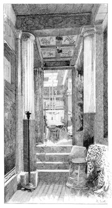 Entrance to the Studio c1880-1882.Artist: H Scott