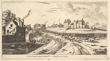 Entrance to the Suburb of Saint Marceau near Paris, 17th century. Creator: Reinier Zeeman