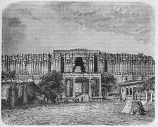 Entrance to the Temple of Seringham c1891. Creator: James Grant