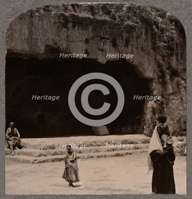'Entrance to the Tombs of the Judges', c1900. Artist: Unknown.