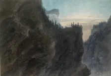 Entrance to the Valley of the Grande Chartreuse in Dauphine, c1770-1790. Artist: John Robert Cozens