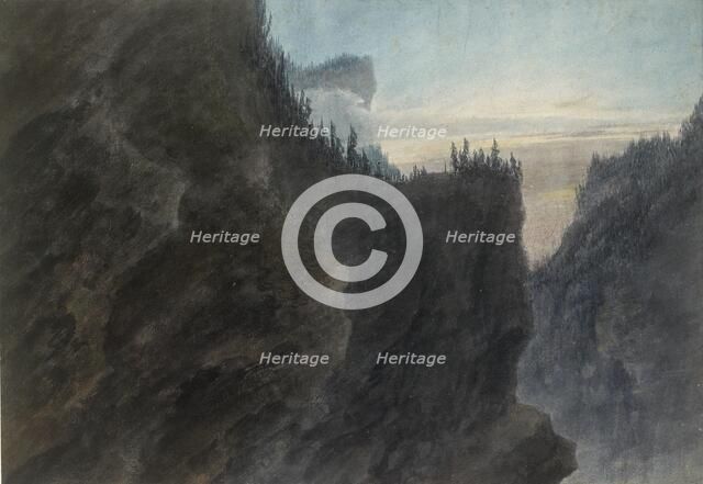 Entrance to the Valley of the Grande Chartreuse in Dauphine, c1770-1790. Artist: John Robert Cozens.