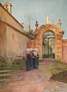 'Entrance to the Villa Centurione, S. Margherita Ligure c1910, (1912). Artist: Walter Frederick Roofe Tyndale