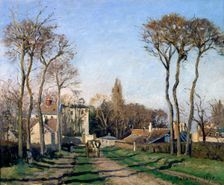 Entrance to the Village of Voisins, Yvelines 1872. Artist: Pierre-Auguste Renoir