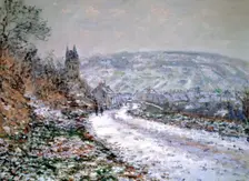 Entrance to the Village of Vetheuil in Winter 1880. Artist: Claude Monet