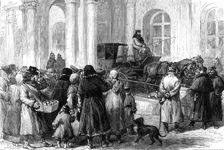 Entrance to the Winter Palace, St. Petersburg, 1881. Creator: Unknown