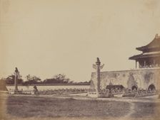 Entrance to the Winter Palace, Pekin, October 29, 1860, 1860. Creator: Felice Beato