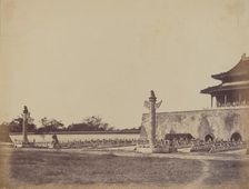 Entrance to the Winter Palace, Pekin, October 29, 1860, 1860. Creator: Felice Beato