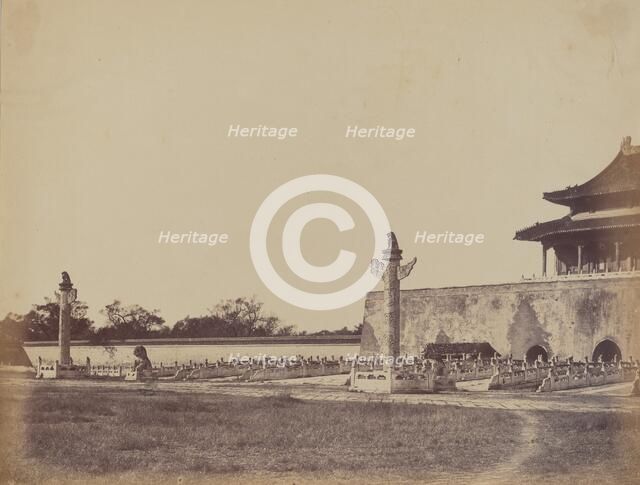 Entrance to the Winter Palace, Pekin, October 29, 1860, 1860. Creator: Felice Beato.