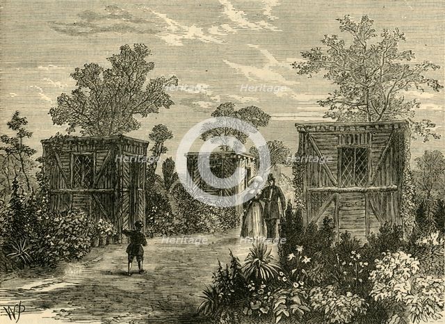 'Entrance to the Zoological Gardens in 1840', (c1876). Creator: Unknown.
