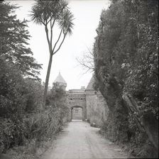 Entrance to Tresco Abbey Gardens, Scilly Isles, c1955. Creator: Arthur Charles Kirby Ware