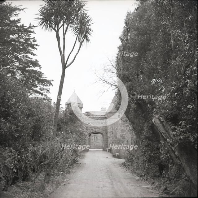 Entrance to Tresco Abbey Gardens, Scilly Isles, c1955. Creator: Arthur Charles Kirby Ware.
