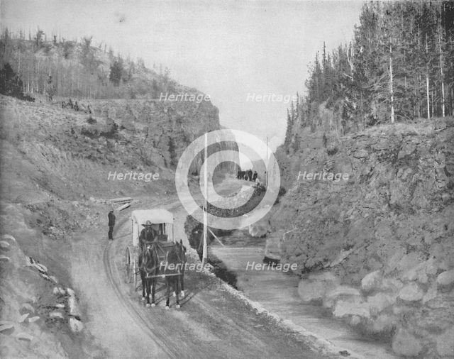 'Entrance to Yellowstone Park', c1897. Creator: Unknown.