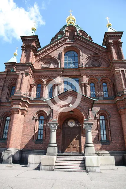 Entrance, Uspenski Cathedral, Helsinki, Finland, 2011. Creator: Sheldon Marshall.