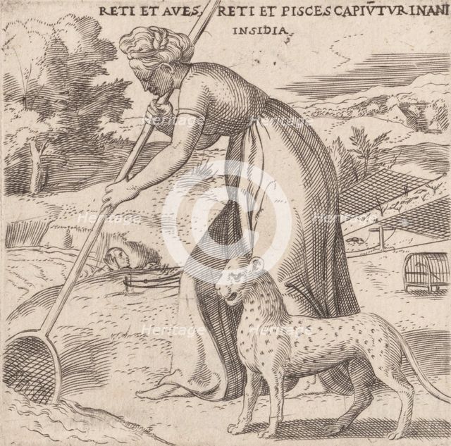 Entrapment, ca. 1545-50. Creator: Enea Vico.