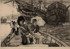 Entre les Deux mon Coeur Balance, 1877. Creator: James Tissot