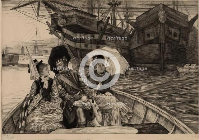 Entre les Deux mon Coeur Balance, 1877. Creator: James Tissot.