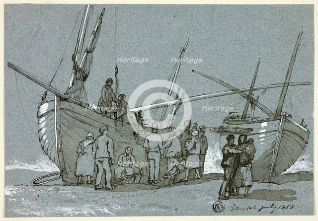 Entretat, July, 1858. Creator: Clarkson Stanfield.