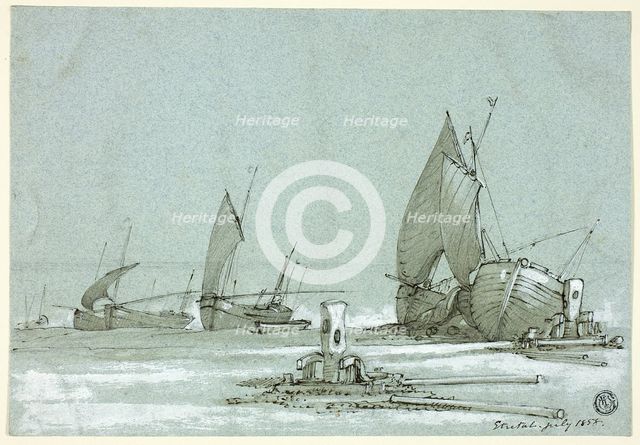 Entretat, July, 1858. Creator: Clarkson Stanfield.