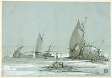 Entretat, July, 1858. Creator: Clarkson Stanfield