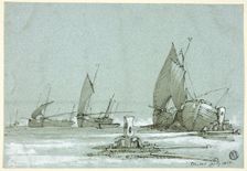 Entretat, July, 1858. Creator: Clarkson Stanfield