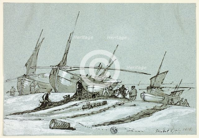 Entretat, July, 1858. Creator: Clarkson Stanfield.