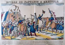Entrée of Napoleon to Grenoble March 1815, 19th century