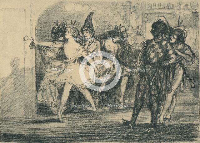 'Entrée Au Scene', c1904, (1935).  Creator: Charles Conder.