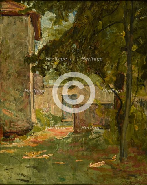 Entrée de ferme à Vézéronce par Morestel (Isère), 1896. Creator: Baudin, Eugène (1843-1907).