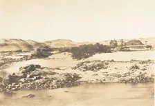 Entrée de la première Cataracte près d'Assouan, 1849-50. Creator: Maxime du Camp