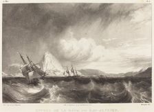 Entree de la rade de Rio-Janeiro, 1827. Creator: Richard Parkes Bonington