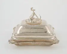 Entree Dish with Cover from the Hood Service, London, 1806/07. Creator: Paul Storr